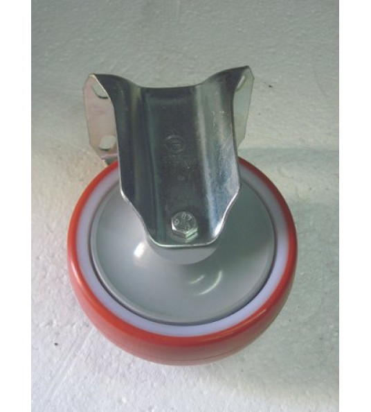 CASTER FXD 125 PP/RBR 120KG