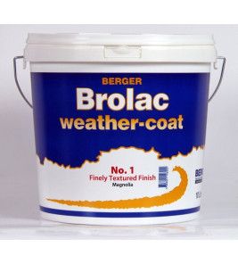 BROLAC WEATHERCOAT 2 (SMOOTH) WHITE 5L BROLAC WEATHERCOAT 2 (SMOOTH) WHITE 5L