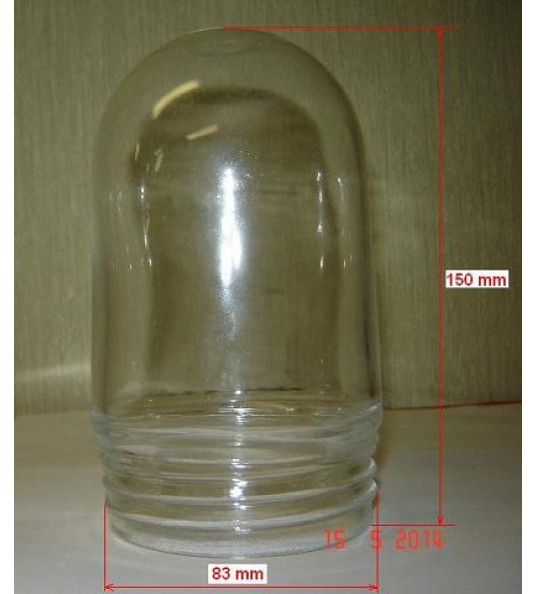 GLOBE SCREW SAO90 82X150 CLEAR