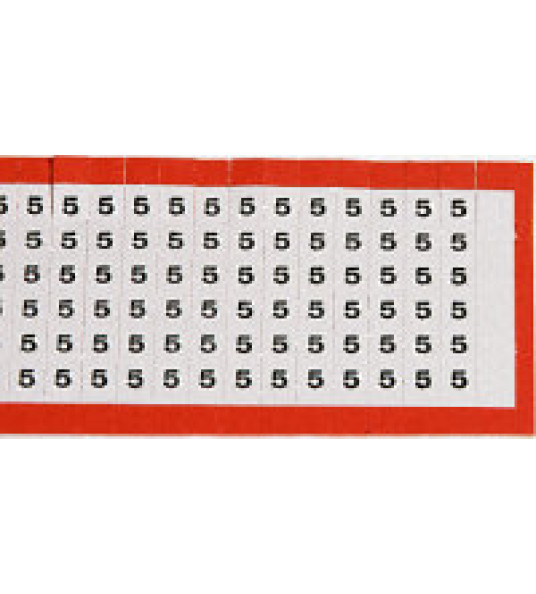 CABLE MARKERS 0-9 10 SHEETS