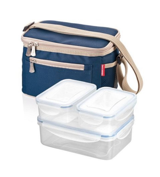 THERMAL LUNCH BAG WITH 3 CONT