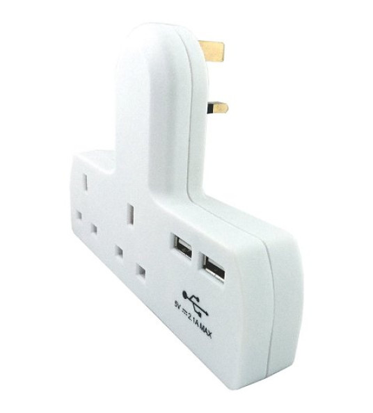 ADAPTOR 3G+2USB SOCKET MOUNT