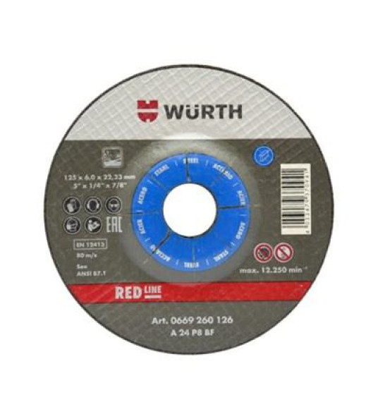 GRINDING DISC 125X6MM KENPO