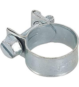 MINI HOSE CLIP N12 ZINC PLATED