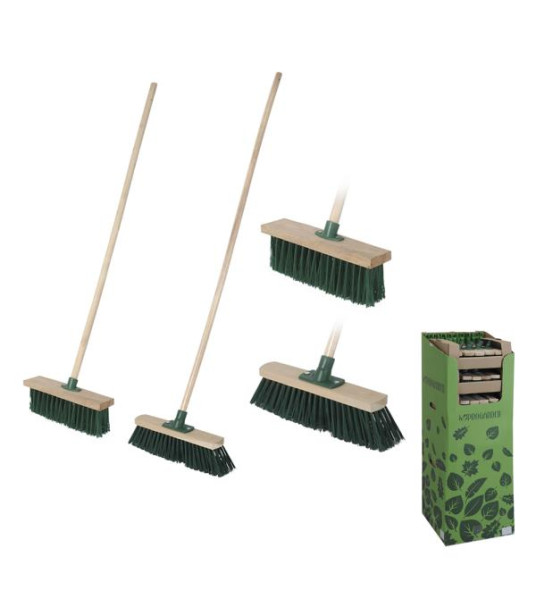 OUTDOOR BROOM 30CM W/STICK 120CM