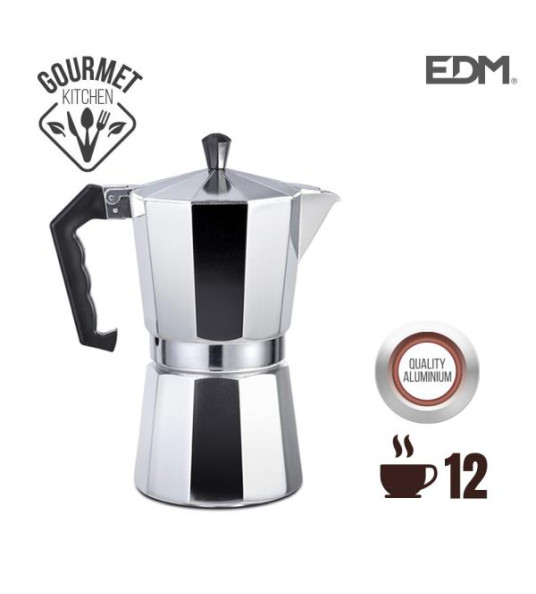 ALUMINUM COFFEE MAKER 12 CUPS EDM