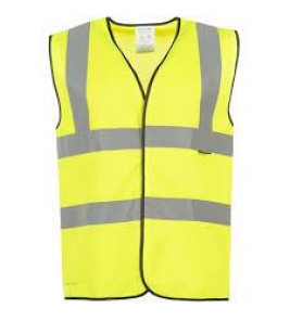 HIGH VISIBILITY VEST LARGE YELLOW HIGH VISIBILITY VEST LARGE YELLOW