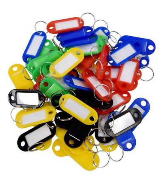 PLASTIC KEY TAG SMALL