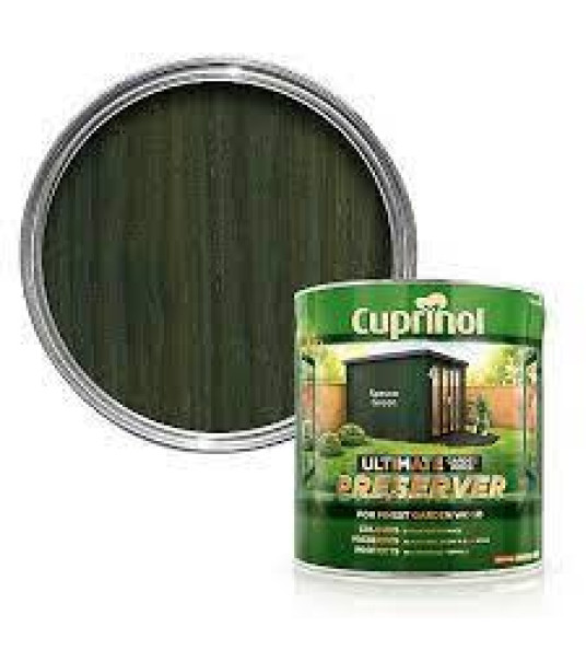 WOOD PRESERVER 1L SPRUCE GREEN CUPRINOL