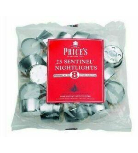 TEALIGHTS 8-HOURS 25PC PRICES