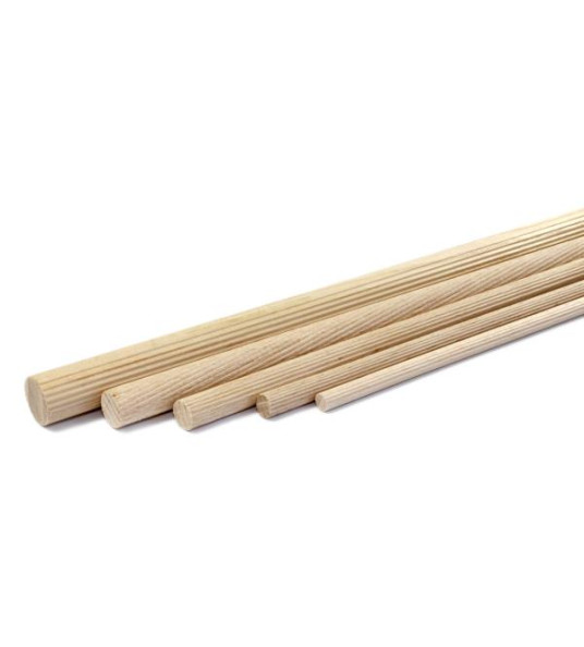 GROOVED DOWEL 10X1000MM