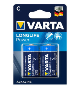 BATTERY LR14 `C` 2PC VARTA ALK