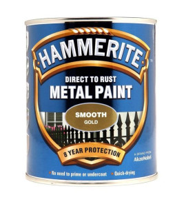 HAMMERITE 250ML GOLD SMOOTH