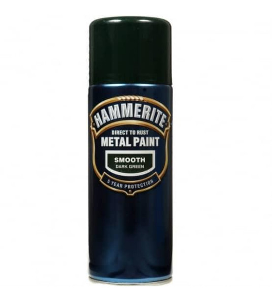 HAMMERITE SMOOTH DARK GREEN AEROSOL HAMMERITE SMOOTH DARK GREEN AEROSOL