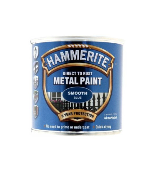 HAMMERITE 250ML BLUE SMOOTH