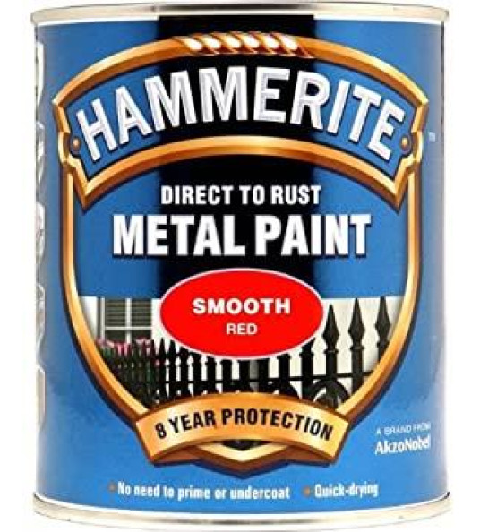 HAMMERITE SMOOTH RED 250ML HAMMERITE SMOOTH RED 250ML