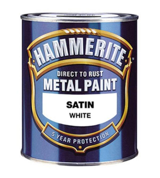 HAMMERITE 250ML SATIN WHITE