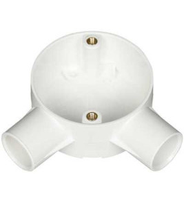 ANGLE BOX 25MM PVC CONDUIT