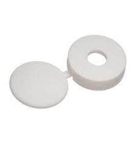 HINGED PLASTIC SCREW CAP WHITE
