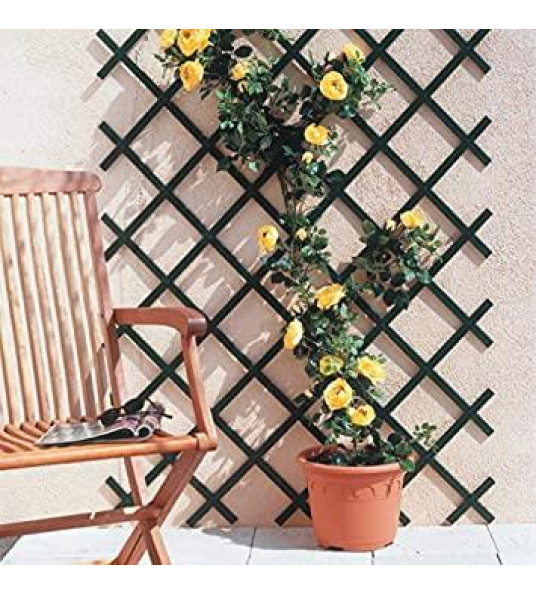 EXTENDABLE TRELLIS GREEN 1X3M