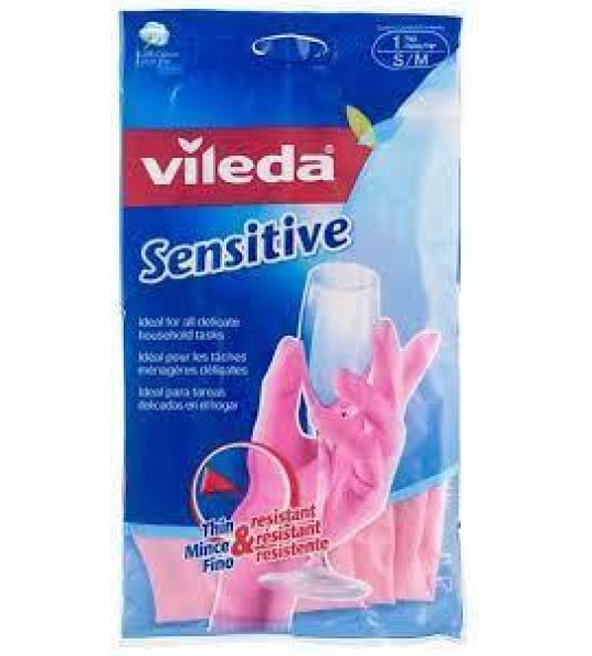 GLOVES VILEDA SENSITVE PLUS MEDIUM