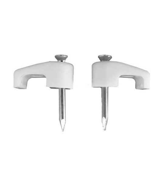 FLAT CABLE CLIPS 2X0.7 100PCS