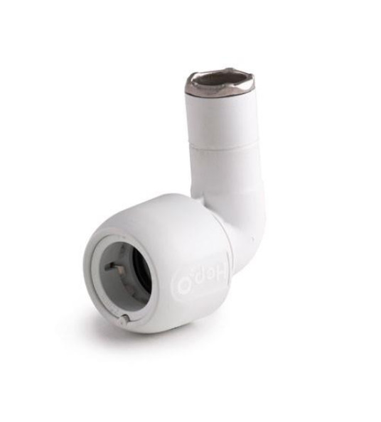 SINGLE SOCKET ELBOW 22MM ACORN