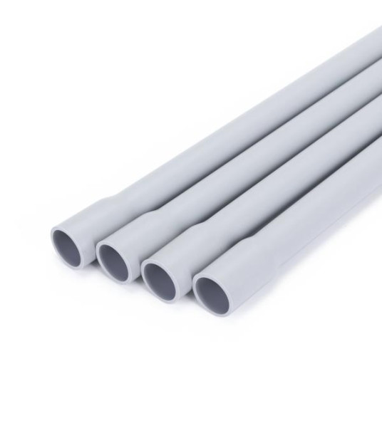 PVC CONDUIT PIPE 25MM 3M WHITE MED 1.5MM