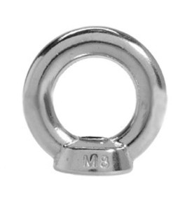 LIFTING EYE M10 F DIN582 STAINLESS STEEL