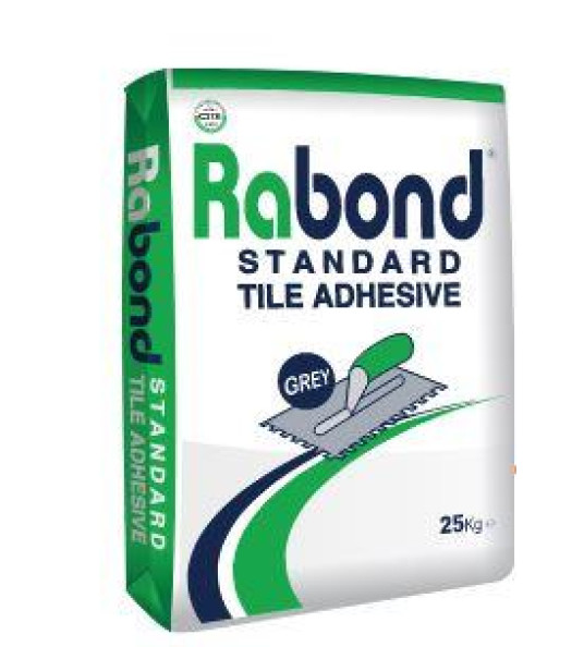 TILE GLUE C1 GREY 25KG RABOND