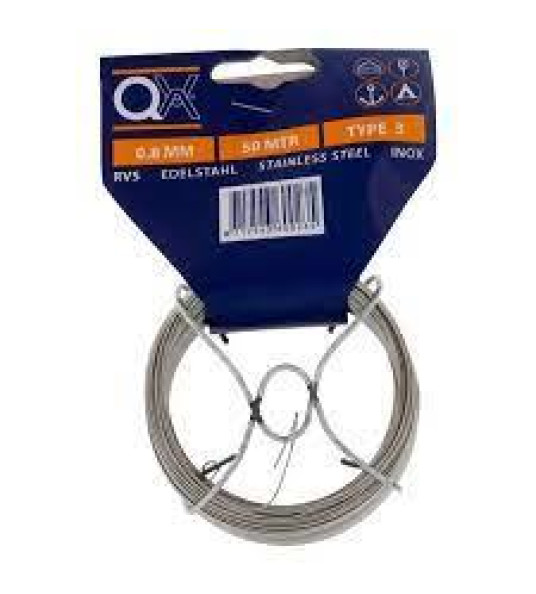 STAINLESS STEEL WIRE 0.8MM 50M