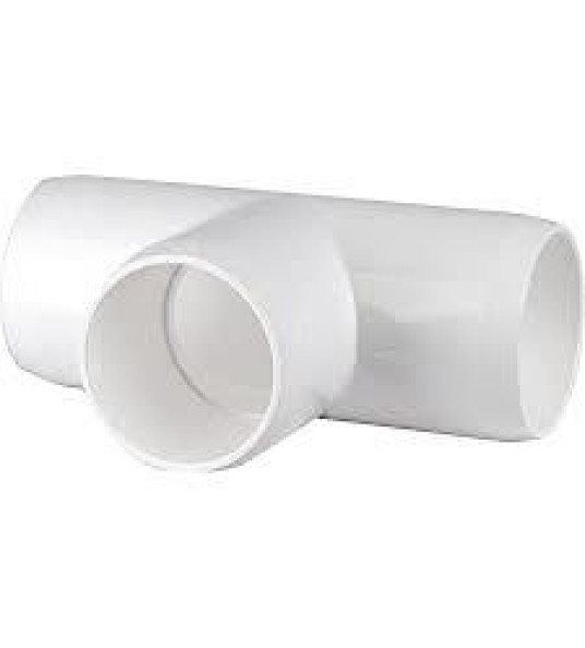 PVC TEE 110MM WHITE