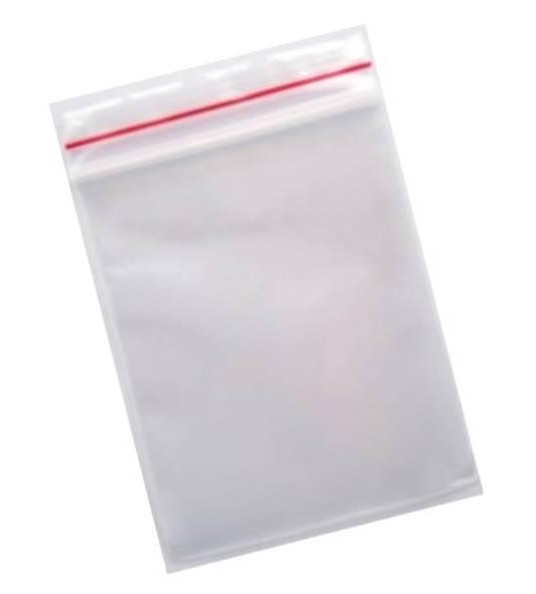 SNAP LOCK BAGS 40Mu 12X18CM 100PCS