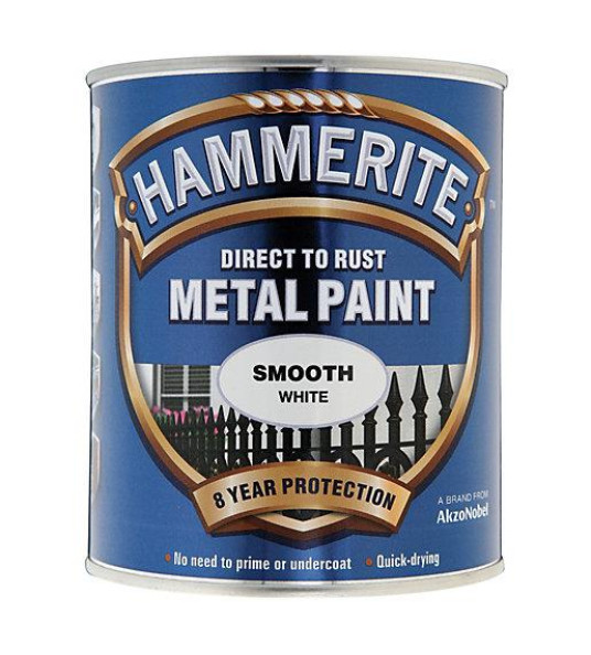 HAMMERITE 750ML SMOOTH WHITE