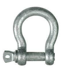 BOW SHACKLE 6MM GALVANIZED