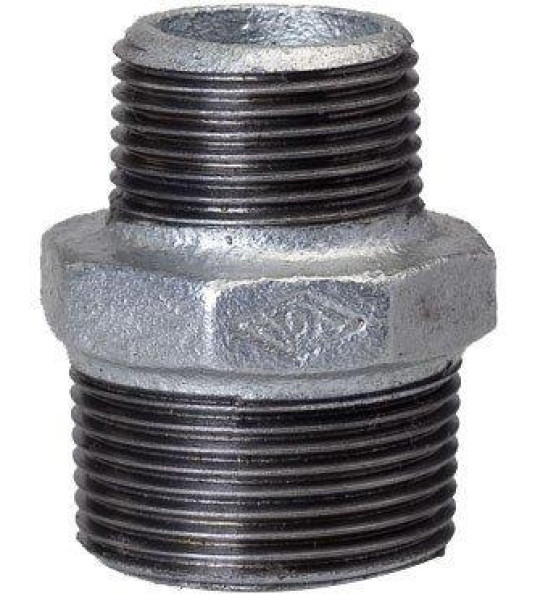 GALVANIZED NIPPLE 1 1/2``  X 1 1/4`` BSP