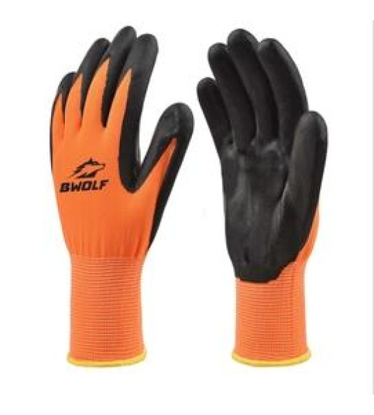 LATEX COATED GLOVES 9 PUSH (Y)