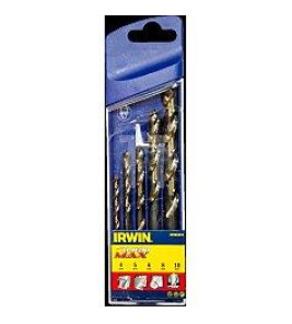 DRILL BITS 5PC 4-10MM TURBOMAX IRWIN