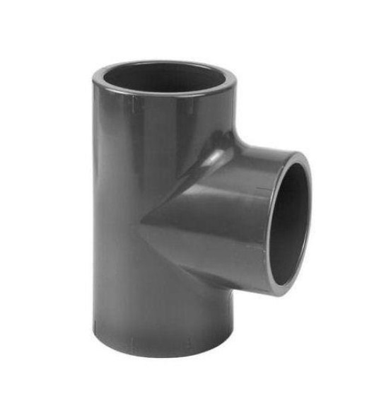 PVC PRESSURE TEE 20MM GREY