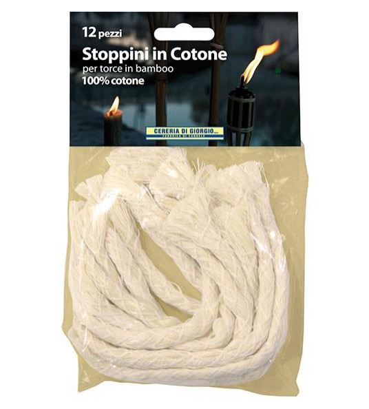 WICKS FOR BAMBOO TORCHES 6PCS
