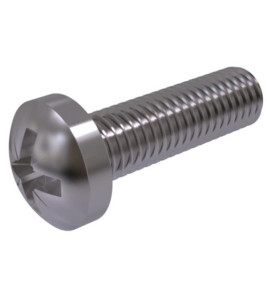 MACHINE SCREW M5X12MM DIN7985 A2 S/S DIN7985