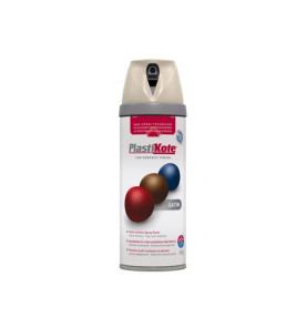SATIN WARM GREY AEROSOL PLASTIKOTE
