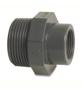 PVC REDUCER 1 1/4`` M X 3/4`` F