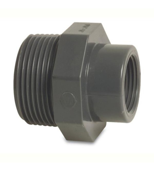 PVC REDUCER 1 1/4`` M X 3/4`` F