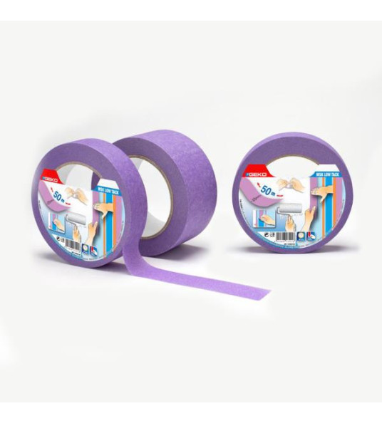 MASKING TAPE LOW TACK 50MM PURPLE