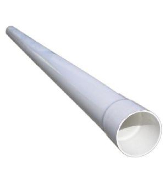 PVC DRAIN PIPE 50X1.8MM 3M WHITE