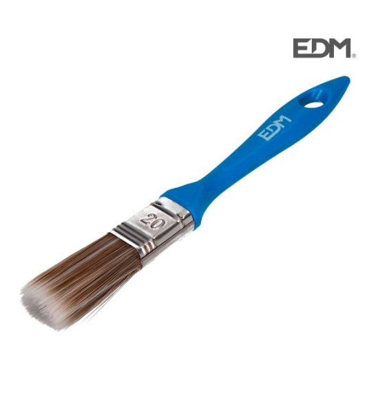 PAINT BRUSH 20MM BLUE HANDLE EDM