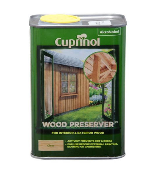 WOOD PRESERVER CLEAR 1L CUPRINOL