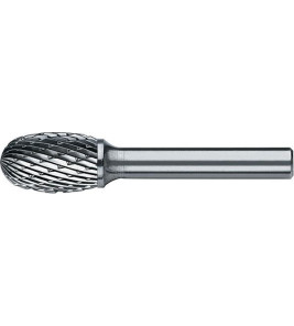 ROTARY BURR 8MM OVAL 6MM SHAFT