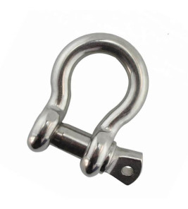 BOW SHACKLE 16MM STAINLESS STEEL 13500KG